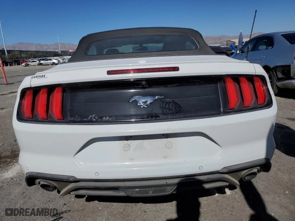2020 Ford Mustang EcoBoost with VIN 1FATP8UH1L5125898, listed as a Copart auction lot 45051785 with 52,530 mi miles and Salvage Title. Bid and sale history available at carsss.com. Image 6.