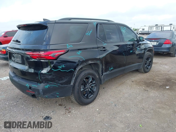2023 Chevrolet Traverse LT Cloth with VIN 1GNERGKW2PJ212562, listed as a IAAI auction lot 42182348 with 84,069 mi miles and . Bid and sale history available at DreamBid. Image 4.