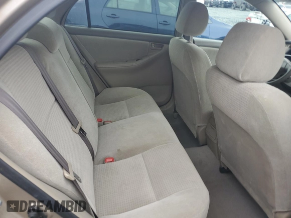 2005 Toyota Corolla CE с VIN 2T1BR32E85C859617, выставлен на аукционе Copart как лот 56148705 с пробегом 281 415 миль миль и Чистый • Clean title. История ставок и продаж доступна на DreamBid. Изображение 10.