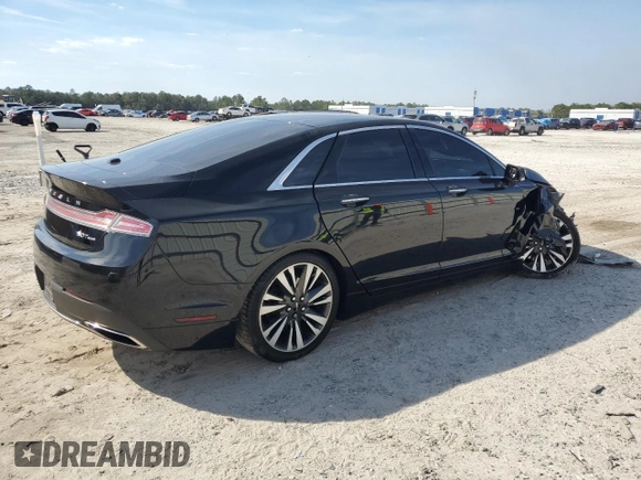 2017 Lincoln MKZ Reserve with VIN 3LN6L5FC8HR611319, listed as a Copart auction lot 47242005 with 74,642 mi miles and Salvage title. Bid and sale history available at DreamBid. Image 3.