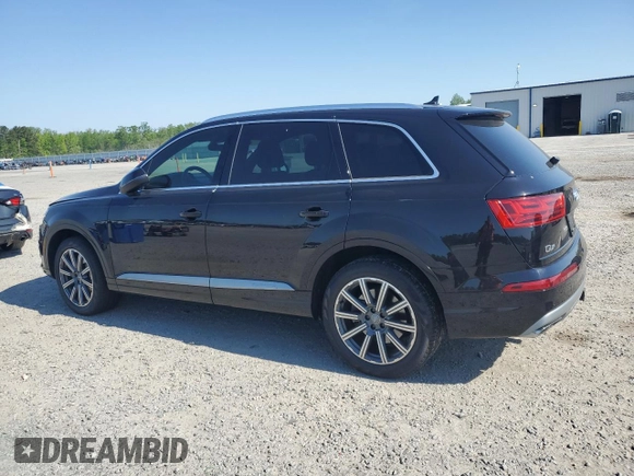 2017 Audi Q7 Premium Plus with VIN WA1LAAF71HD051770, listed as a Copart auction lot 53106825 with 88,833 mi miles and Salvage title. Bid and sale history available at DreamBid. Image 2.