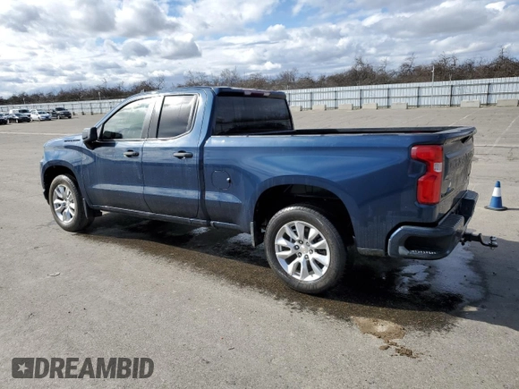 2021 Chevrolet Silverado 1500 Custom with VIN 1GCRWBEK3MZ153601, listed as a Copart auction lot 44274165 with 94,185 mi miles and Clean Title. Bid and sale history available at DreamBid. Image 2.
