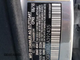 2010 Mercedes-Benz C-Class C 300 Sport with VIN WDDGF5EB0AA392435, listed as a Copart auction lot 52730565 with 200,353 mi miles and Salvage Title. Bid and sale history available at carsss.com. Image 12.