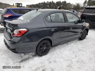 2024 Mitsubishi Mirage G4 ES with VIN ML32FUFJ8RHF11877, listed as a Copart auction lot 54574865 with 171 mi miles and Non Repairable. Bid and sale history available at carsss.com. Image 3.