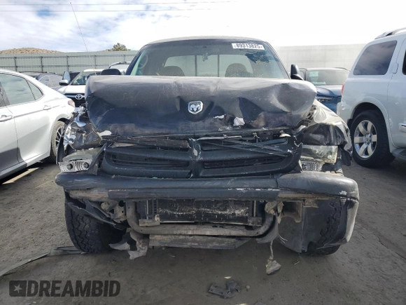 2004 Dodge Dakota SLT with VIN 1D7HG42N44S749267, listed as a Copart auction lot 89313825 with 215,047 mi miles and Salvage Title. Bid and sale history available at carsss.com. Image 5.
