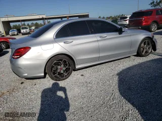 2015 Mercedes-Benz C-Class C 300 with VIN 55SWF4JB1FU085438, listed as a Copart auction lot 52720765 with 143,983 mi miles and Clean Title. Bid and sale history available at carsss.com. Image 3.