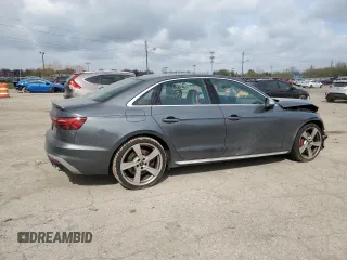 2023 Audi S4 Premium Plus z VIN WAUB4AF43PA081445, wystawiony jako Copart lot #50074204 z przebiegiem 9 237 mil mil oraz . Historia ofert i sprzedaży dostępna na DreamBid. Obrazek 3.
