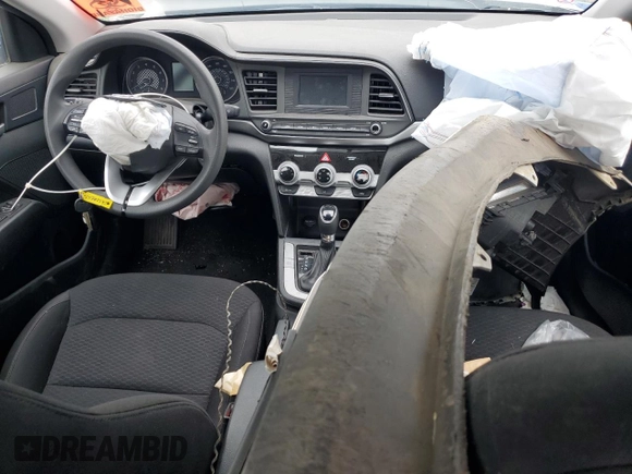 2019 Hyundai Elantra SE with VIN 5NPD74LF3KH470727, listed as a Copart auction lot 55707545 with 45,154 mi miles and Clean Title. Bid and sale history available at DreamBid. Image 8.