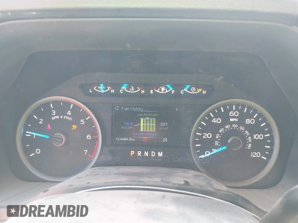 2017 Ford F-150 XL with VIN 1FTFW1EG4HKD98317, listed as a IAAI auction lot 42238325 with 124,494 mi miles and . Bid and sale history available at DreamBid. Image 7.