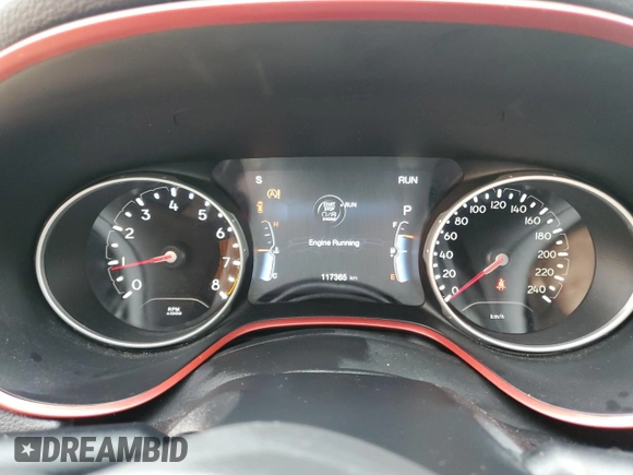 2021 Jeep Compass Trailhawk with VIN 3C4NJDDB7MT533106, listed as a Copart auction lot 59864805 with 117,365 mi miles and Clean title. Bid and sale history available at DreamBid. Image 9.