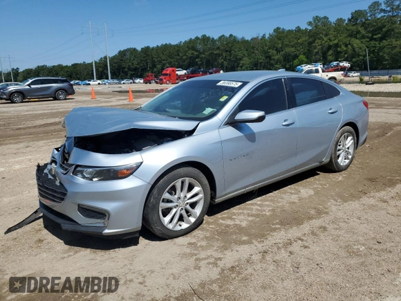 2017 Chevrolet Malibu LT with VIN 1G1ZE5STXHF179517, listed as a Copart auction lot 56398575 with Not Provided miles and Salvage Title. Bid and sale history available at DreamBid. Image 1.