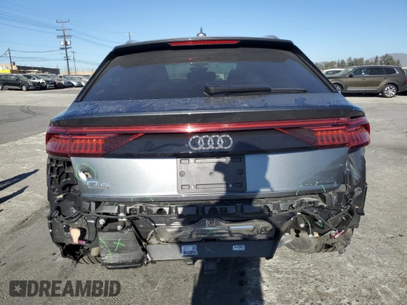 2023 Audi Q8 Premium Plus z VIN WA1EVBF12PD045117, wystawiony jako Copart lot #82049644 z przebiegiem Nie podano mil oraz Szkoda całkowita • Salvage title. Historia ofert i sprzedaży dostępna na DreamBid. Obrazek 6.
