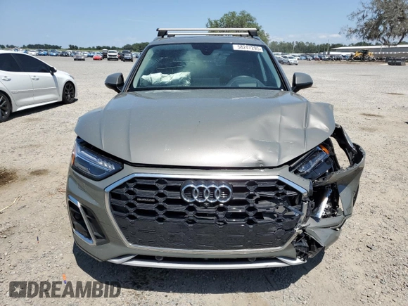 2023 Audi Q5 S line Prestige с VIN WA1FAAFY5P2029982, выставлен на аукционе Copart как лот 58247295 с пробегом 30 930 миль миль и Списание • Salvage title. История ставок и продаж доступна на DreamBid. Изображение 5.