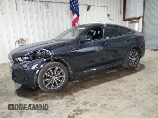 2024 BMW X6 xDrive40i with VIN 5UX33EX05R9V06924, listed as a Copart auction lot 49174315 with 28,443 mi miles and Clean Title. Bid and sale history available at carsss.com. Image 1.