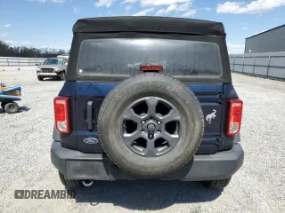 2021 Ford Bronco with VIN 1FMDE5BH3MLA85211, listed as a Copart auction lot 50122715 with 47,836 mi miles and Salvage title. Bid and sale history available at DreamBid. Image 6.