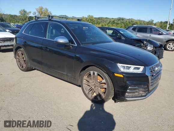 2018 Audi SQ5 Premium Plus with VIN WA1A4AFYXJ2069841, listed as a Copart auction lot 69450284 with 68,158 mi miles and Salvage Title. Bid and sale history available at DreamBid. Image 4.