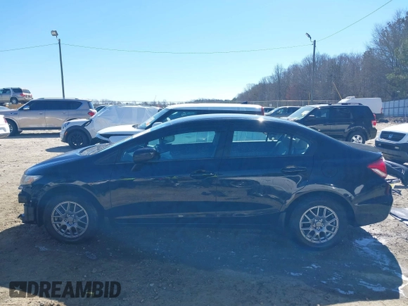 2015 Honda Civic Sedan LX with VIN 19XFB2E57FE005765, listed as a IAAI auction lot 41642913 with 187,909 mi miles. Bid and sale history available at carsss.com. Image 15.