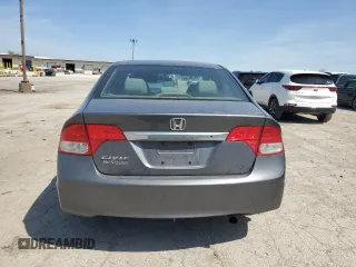 2011 Honda Civic LX with VIN 19XFA1F50BE027774, listed as a Copart auction lot 54888065 with 312,530 mi miles and Salvage Title. Bid and sale history available at DreamBid. Image 6.