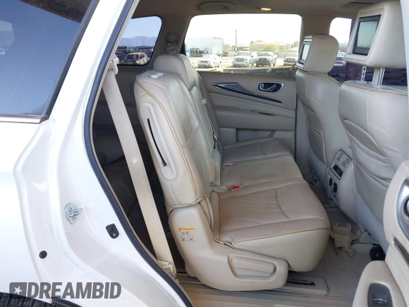 2014 Infiniti QX60 with VIN 5N1AL0MM1EC539530, listed as a IAAI auction lot 42549976 with 167,654 mi miles and . Bid and sale history available at DreamBid. Image 8.