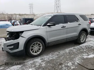 2016 Ford Utility Police Interceptor with VIN 1FM5K8AR8GGB07533, listed as a Copart auction lot 45907335 with 173,217 mi miles and Salvage Title. Bid and sale history available at carsss.com. Image 1.