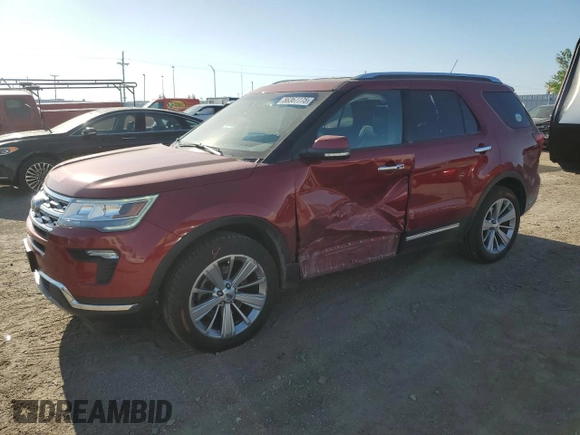 2019 Ford Explorer Limited с VIN 1FM5K8F83KGB48788, выставлен на аукционе Copart как лот 56367775 с пробегом 103 648 миль миль и Списание • Salvage title. История ставок и продаж доступна на DreamBid. Изображение 1.