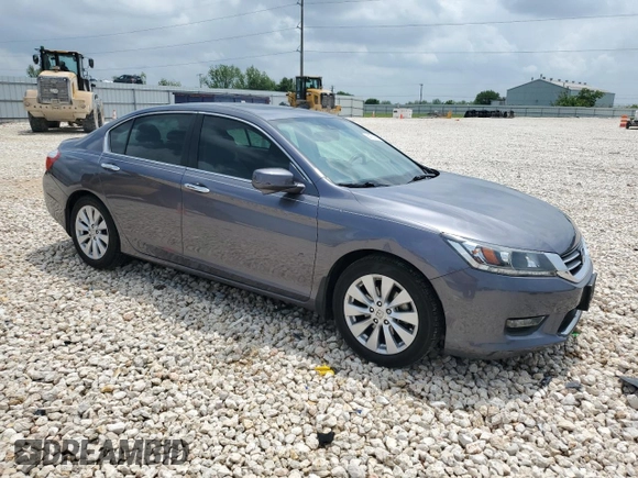 2015 Honda Accord EX-L with VIN 1HGCR2F89FA202366, listed as a Copart auction lot 54794745 with 104,084 mi miles and Salvage title. Bid and sale history available at DreamBid. Image 4.