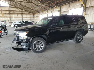 2017 Chevrolet Tahoe Premier with VIN 1GNSCCKC7HR246907, listed as a Copart auction lot 47595165 with 0 mi miles and Salvage Title. Bid and sale history available at carsss.com. Image 1.