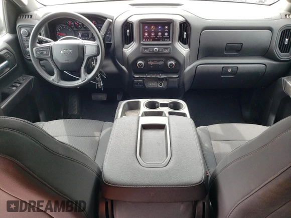 2021 Chevrolet Silverado 1500 Custom Trail Boss with VIN 3GCPYCEF8MG347180, listed as a Copart auction lot 52203695 with 32,187 mi miles and Salvage Title. Bid and sale history available at DreamBid. Image 8.