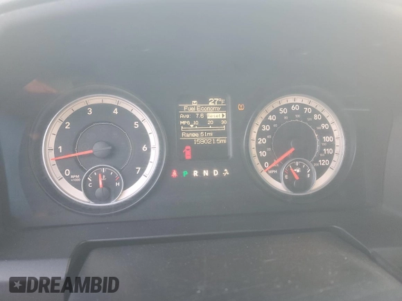 2013 Ram 1500 Express z VIN 3C6JR6ATXDG576838, wystawiony jako Copart lot #88694705 z przebiegiem 159 021 mil mil oraz Szkoda całkowita • Salvage title. Historia ofert i sprzedaży dostępna na DreamBid. Obrazek 9.
