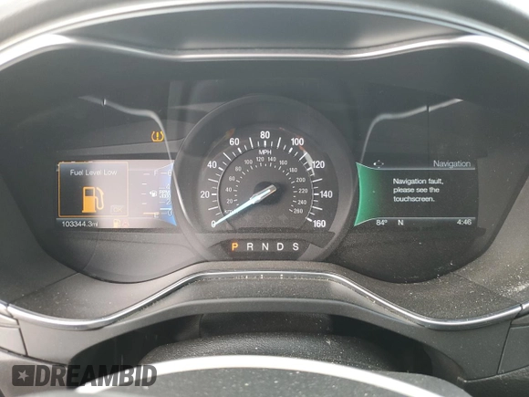 2016 Ford Fusion Titanium with VIN 3FA6P0K93GR221108, listed as a Copart auction lot 58231615 with 103,344 mi miles and Salvage title. Bid and sale history available at DreamBid. Image 9.