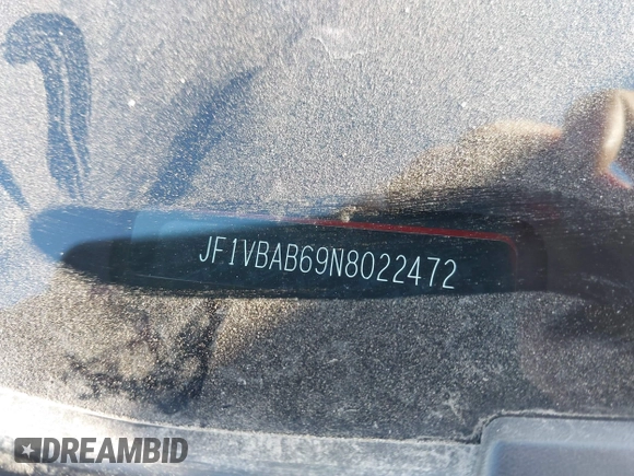2022 Subaru WRX z VIN JF1VBAB69N8022472, wystawiony jako IAAI lot #41521034 z przebiegiem 23 303 mil mil oraz . Historia ofert i sprzedaży dostępna na DreamBid. Obrazek 9.