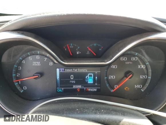 2017 Chevrolet Impala LT with VIN 1G1105S32HU178479, listed as a Copart auction lot 52513265 with 203,266 mi miles and Salvage Title. Bid and sale history available at DreamBid. Image 9.