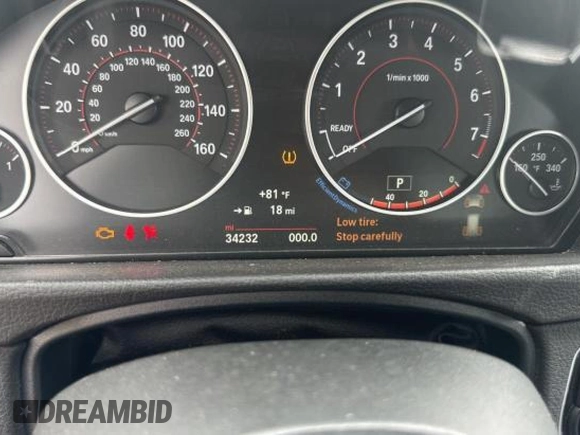 2017 BMW 3 Series 330i xDrive with VIN WBA8K3C38HA022948, listed as a Copart auction lot 46306855 with 34,232 mi miles and Clean Title. Bid and sale history available at carsss.com. Image 8.