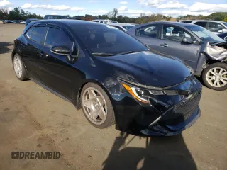 2022 Toyota Corolla Hatchback SE with VIN JTND4MBEXN3180370, listed as a Copart auction lot 74436644 with 57,563 mi miles and Salvage Title. Bid and sale history available at carsss.com. Image 10.
