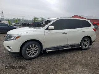 2015 Nissan Pathfinder SL with VIN 5N1AR2MM9FC702467, listed as a Copart auction lot 59638575 with Not provided miles and Non repairable. Bid and sale history available at DreamBid. Image 1.