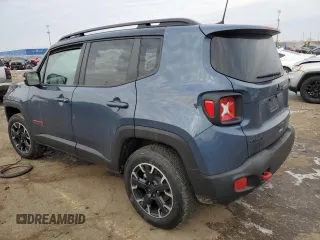 2023 Jeep Renegade Trailhawk with VIN ZACNJDC13PPP73433, listed as a Copart auction lot 44971695 with 13,515 mi miles and Salvage title. Bid and sale history available at DreamBid. Image 2.