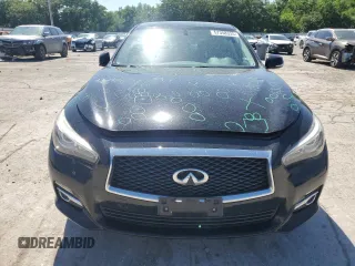 2015 Infiniti Q50 Premium with VIN JN1BV7AR9FM394070, listed as a Copart auction lot 57358335 with 71,982 mi miles and Salvage title. Bid and sale history available at DreamBid. Image 5.