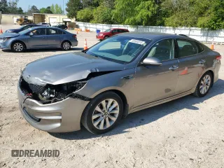2017 Kia Optima EX z VIN 5XXGU4L30HG165332, wystawiony jako Copart lot #53584815 z przebiegiem 72 100 mil mil oraz Szkoda całkowita • Salvage title. Historia ofert i sprzedaży dostępna na DreamBid. Obrazek 1.