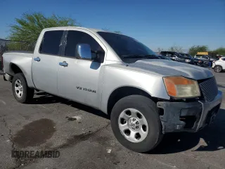 2008 Nissan Titan XE with VIN 1N6AA07D38N301724, listed as a Copart auction lot 58426715 with 211,005 mi miles and Salvage title. Bid and sale history available at DreamBid. Image 4.