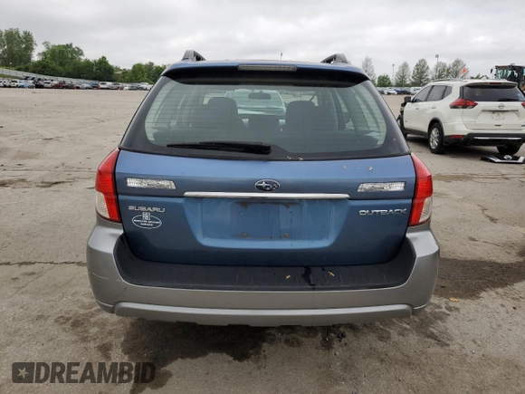 2009 Subaru Outback with VIN 4S4BP60C897341101, listed as a Copart auction lot 56789165 with Not provided miles and Salvage title. Bid and sale history available at DreamBid. Image 6.