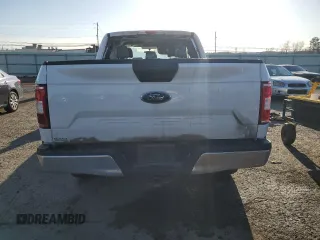 2018 Ford F-150 XL with VIN 1FTEX1EB3JFD18291, listed as a Copart auction lot 53723435 with 0 mi miles and Salvage Title. Bid and sale history available at carsss.com. Image 6.