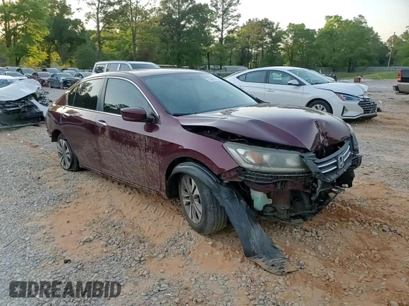 2014 Honda Accord LX with VIN 1HGCR2F31EA125026, listed as a Copart auction lot 52490515 with Not Provided miles and Salvage Title. Bid and sale history available at DreamBid. Image 11.