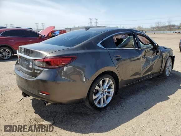2017 Mazda Mazda6 Touring with VIN JM1GL1V53H1106304, listed as a Copart auction lot 52975405 with 96,914 mi miles and Salvage Title. Bid and sale history available at carsss.com. Image 3.