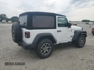 2024 Jeep Wrangler Sport S with VIN 1C4PJXAG3RW368392, listed as a Copart auction lot 52962535 with 9,128 mi miles and Salvage title. Bid and sale history available at DreamBid. Image 3.
