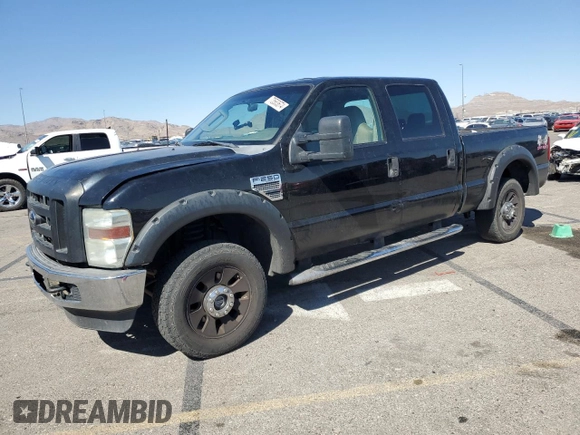 2008 Ford F-250 XL with VIN 1FTSW21598EC86197, listed as a Copart auction lot 73583674 with 160,562 mi miles and Salvage title. Bid and sale history available at DreamBid. Image 1.