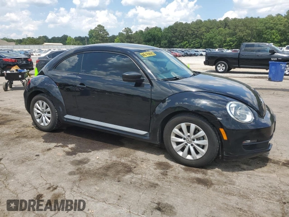 2015 Volkswagen Beetle Fleet Edition with VIN 3VWF17ATXFM645590, listed as a Copart auction lot 58234745 with 128,469 mi miles and Salvage title. Bid and sale history available at DreamBid. Image 4.