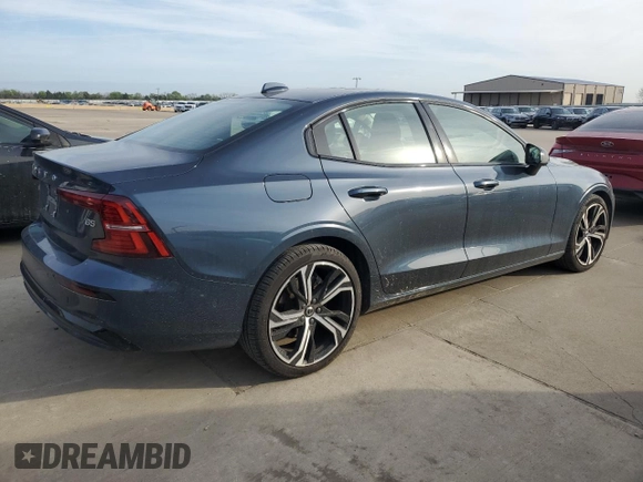 2024 Volvo S60 Plus Dark Theme with VIN 7JRL12FL4RG305692, listed as a Copart auction lot 50057435 with 19,521 mi miles and Clean Title. Bid and sale history available at carsss.com. Image 3.