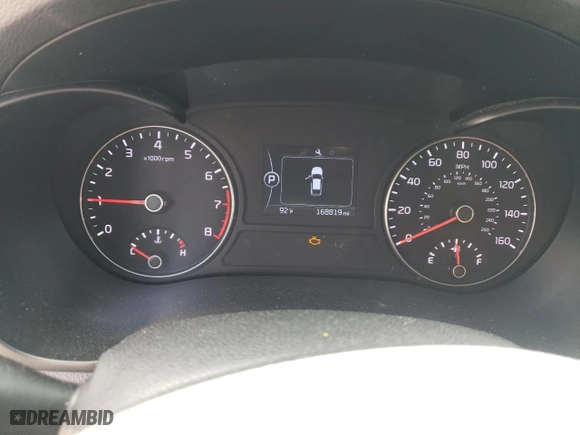 2016 Kia Optima LX with VIN KNAGT4L31G5110360, listed as a Copart auction lot 51341955 with 168,819 mi miles and Salvage Title. Bid and sale history available at carsss.com. Image 9.