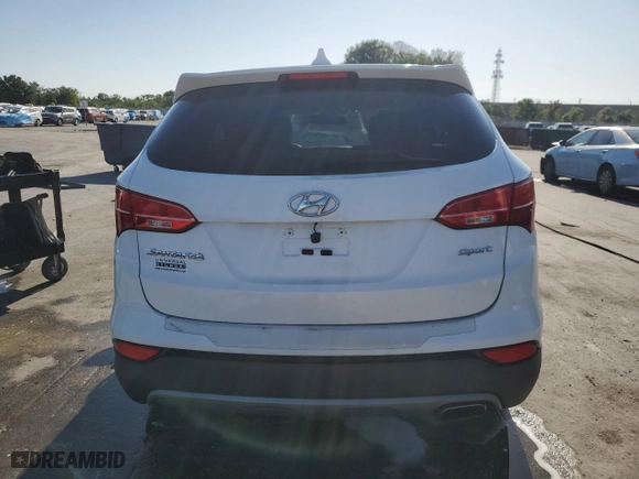 2015 Hyundai Santa Fe Sport with VIN 5XYZT3LB7FG257690, listed as a Copart auction lot 52290565 with 90,525 mi miles and Salvage Title. Bid and sale history available at carsss.com. Image 6.