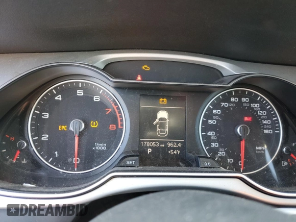 2016 Audi A4 Premium with VIN WAUBFAFL9GN015797, listed as a Copart auction lot 47140885 with 178,053 mi miles and Salvage Title. Bid and sale history available at carsss.com. Image 9.
